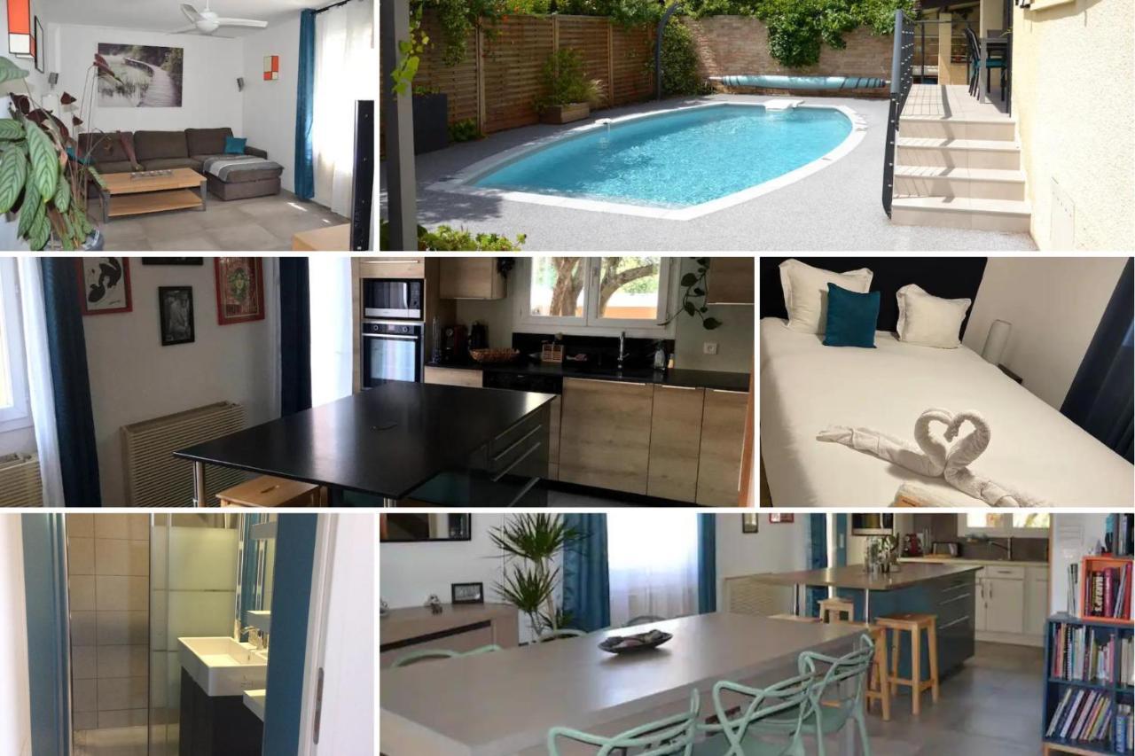 Jolie Villa, Piscine, 10Min Centre Ville, Wifi Montpellier Exteriör bild